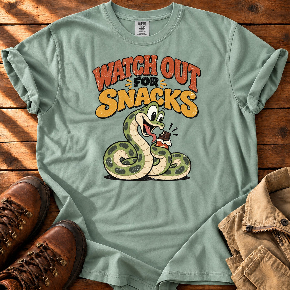 Watch Out T-shirt — Bay / S
