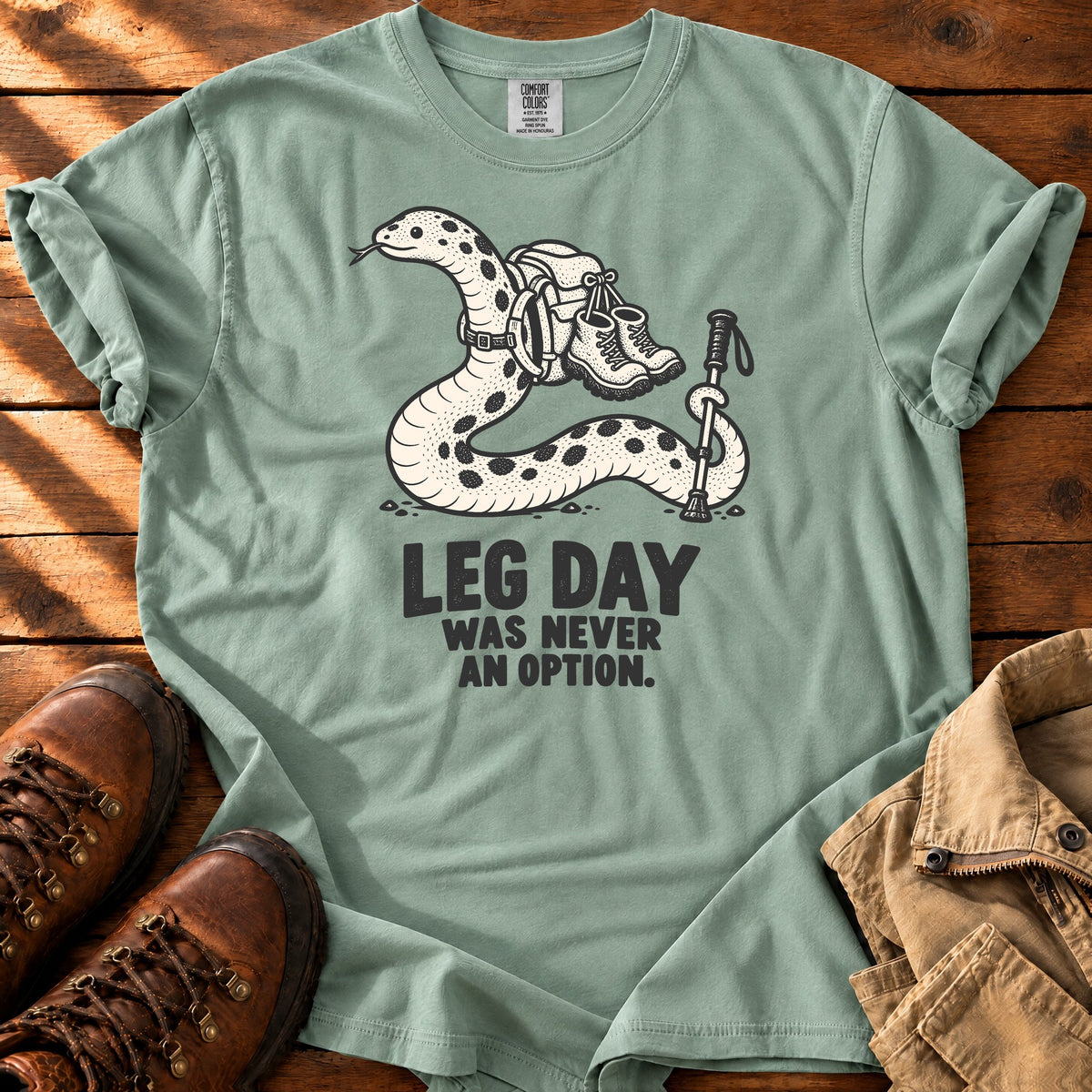 Leg Day T-shirt — Bay / S