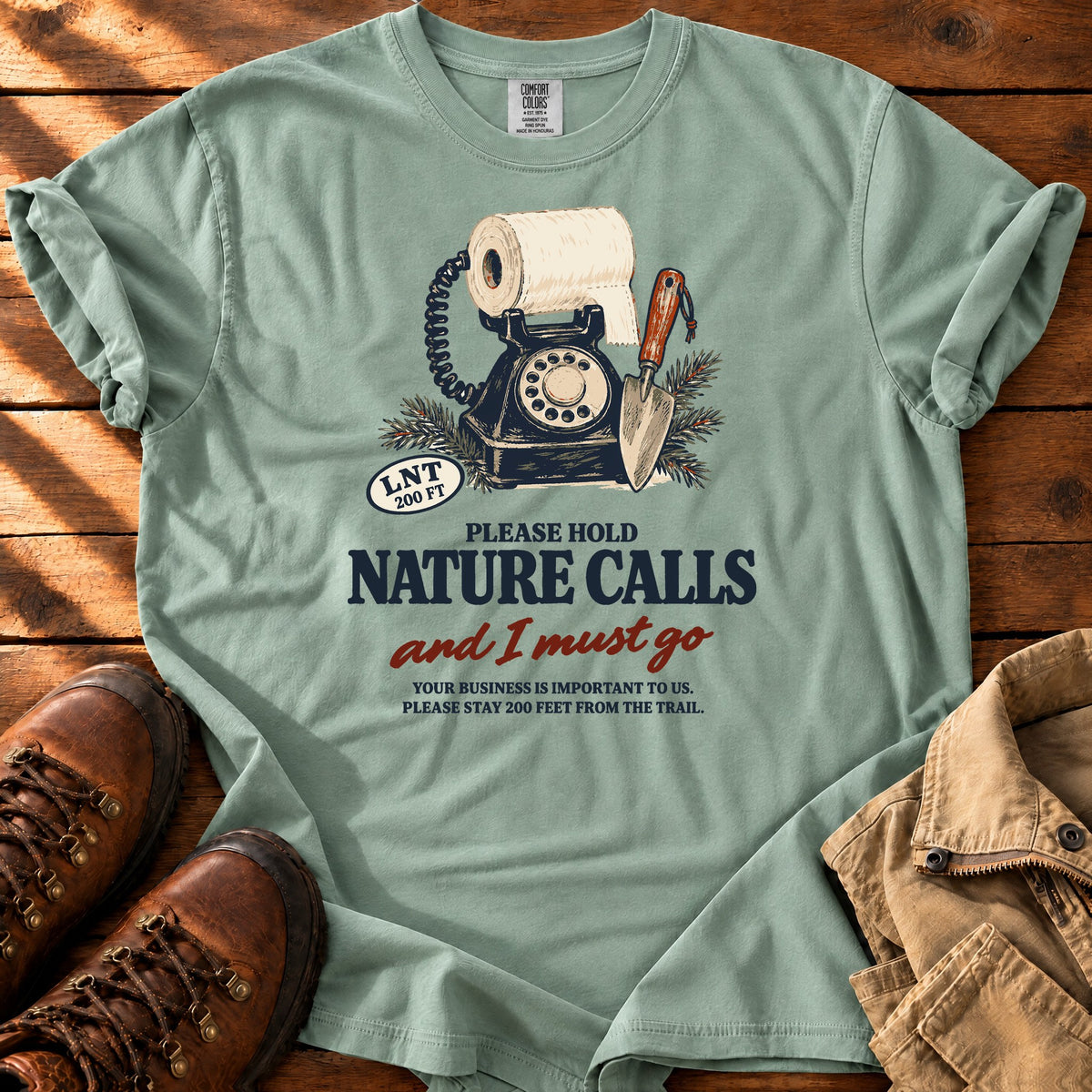Nature Calls T-shirt — Bay / S