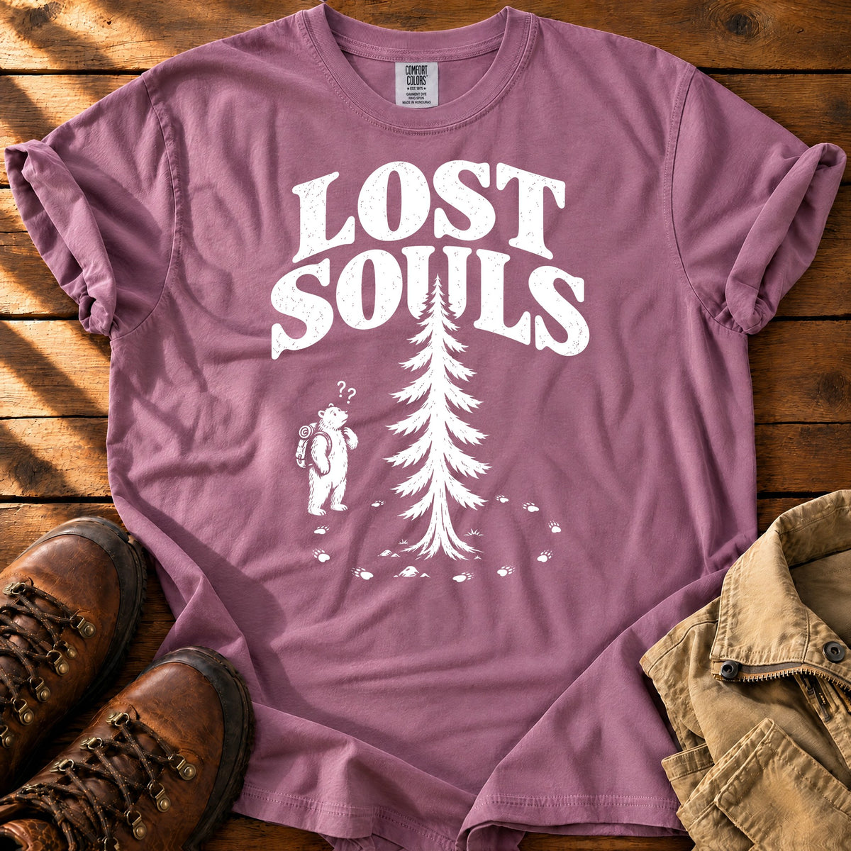 Lost Souls T-shirt — Berry / S
