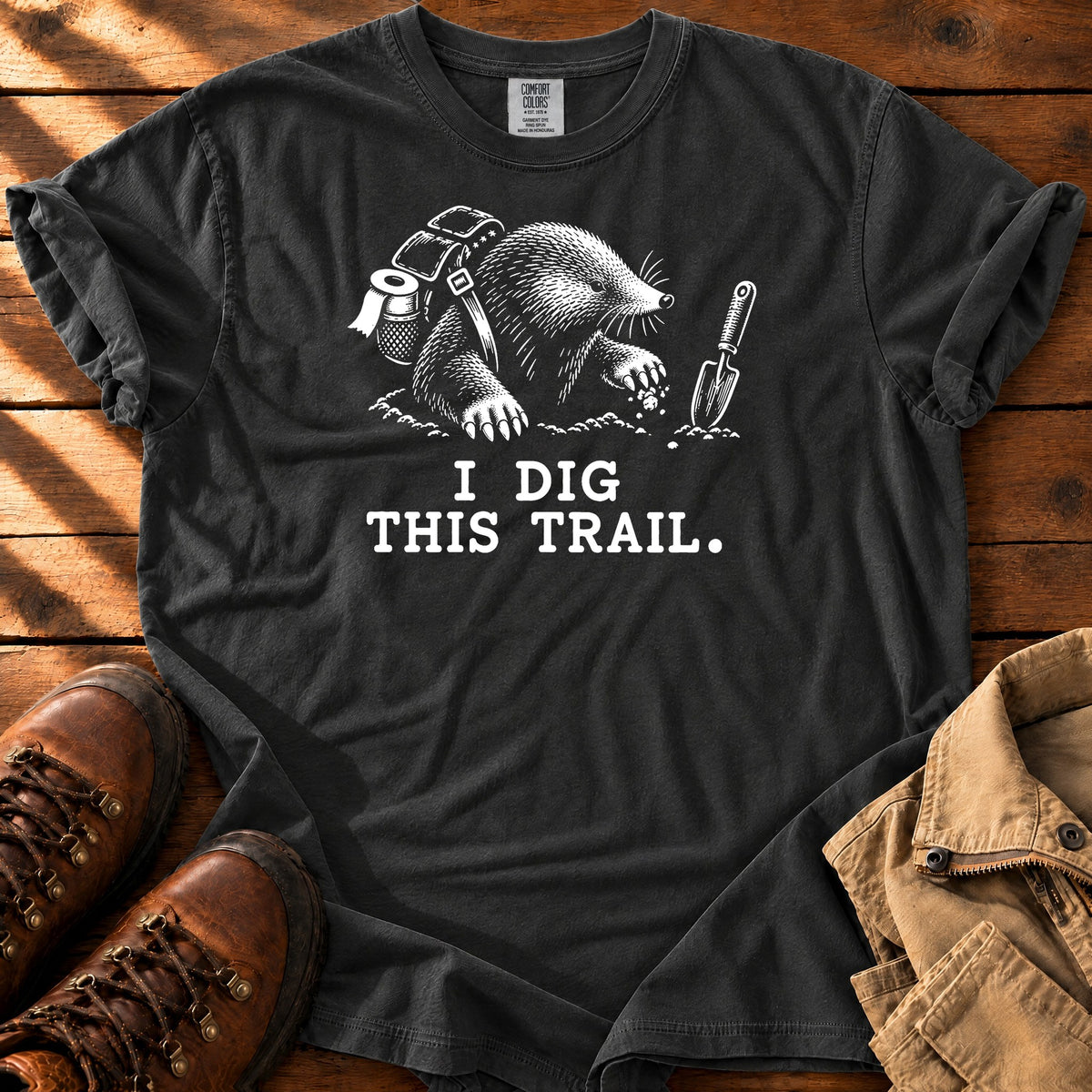 Trail Digger T-shirt — Black / S