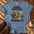 Worth It T-shirt — Blue Jean / S