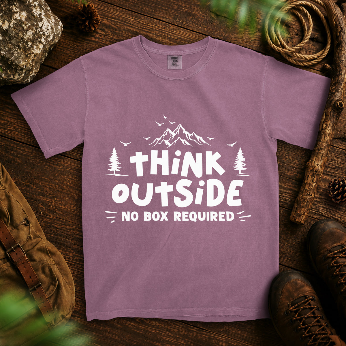 Think Outside T-shirt — Berry