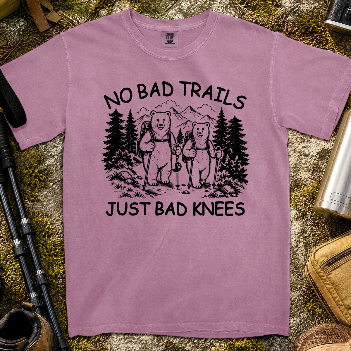 Bad Knee T-Shirt — Berry