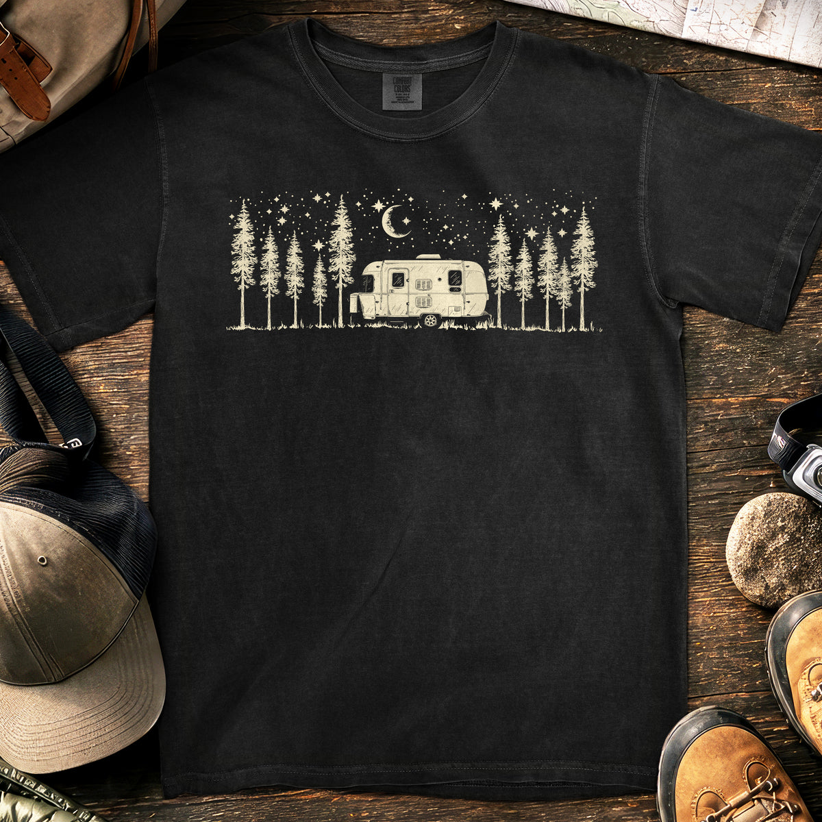 Starry Nights T-Shirt — Black