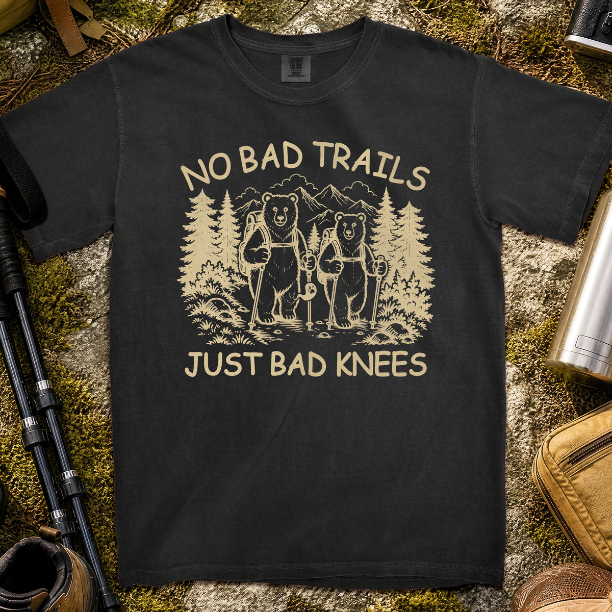 Bad Knee T-Shirt — Black
