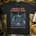 Cryptid National Parks T-Shirt — Black