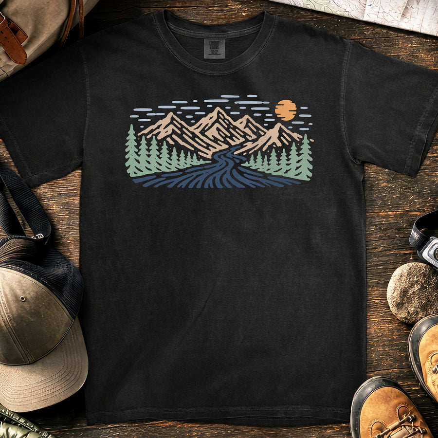 Mountaineering T-Shirt — Black