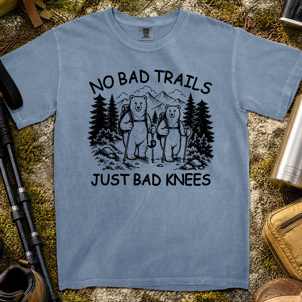Bad Knee T-Shirt — Blue Jean