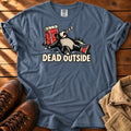 Dead Outside T-shirt — Denim / S