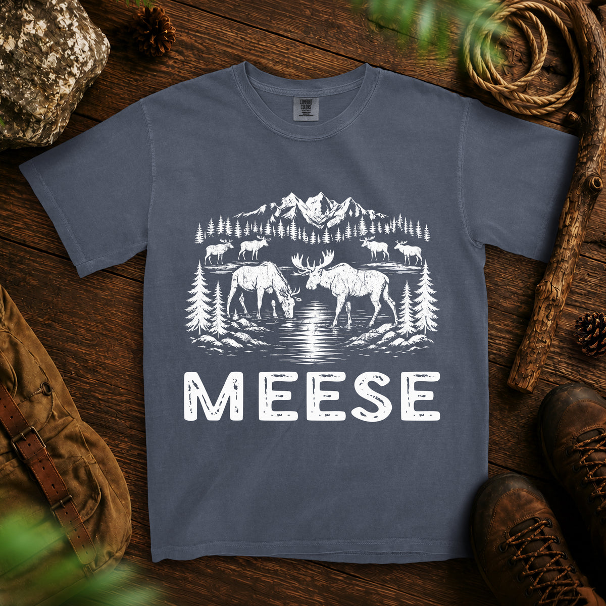 Meese T-shirt — Denim