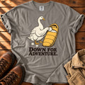 Down For Adventure T-shirt — Grey / S