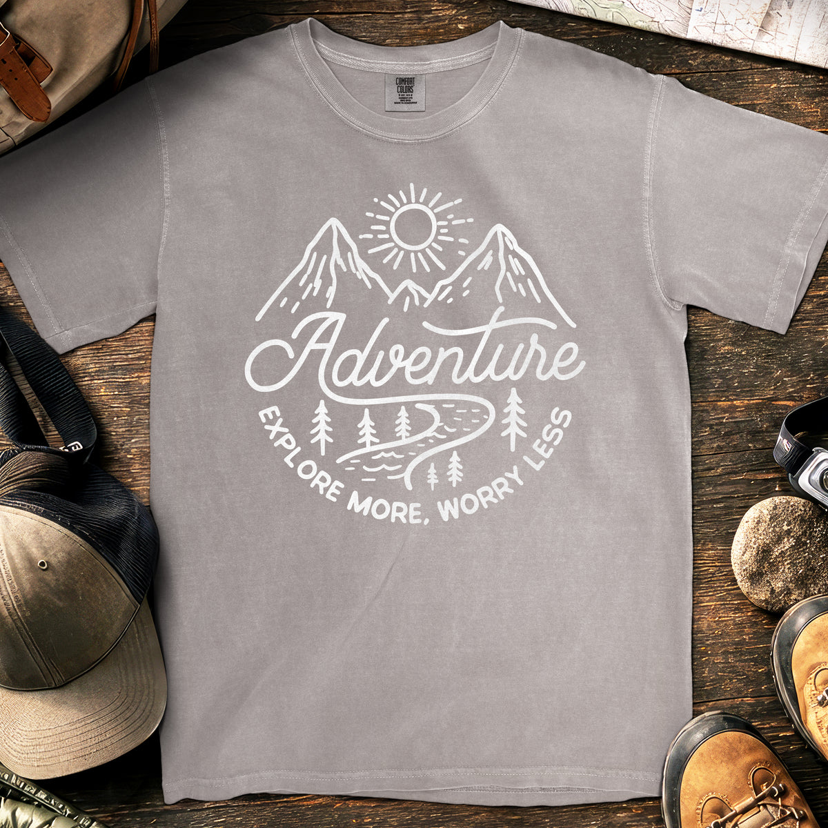 Adventure T-Shirt — Grey