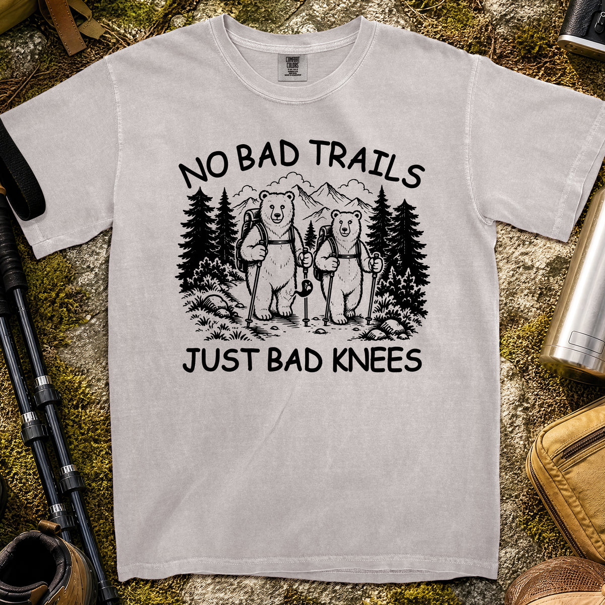 Bad Knee T-Shirt — Grey