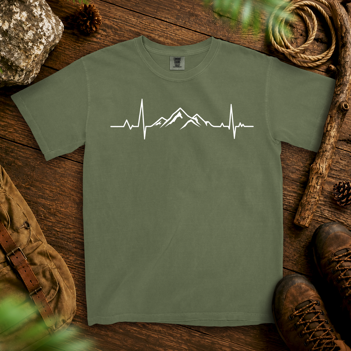 Mountain Heartbeat T-Shirt — Hemp