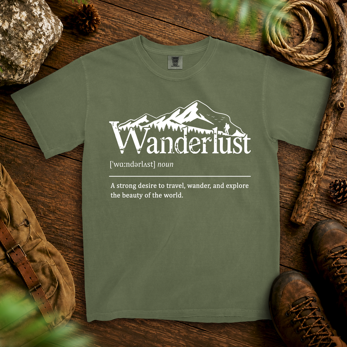 Wanderlust T-shirt — Hemp