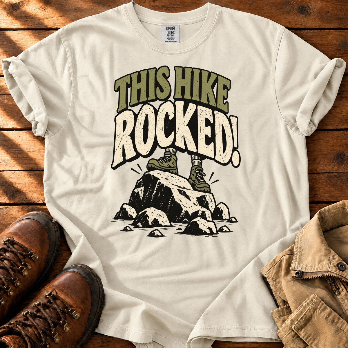This Hike Rocked T-shirt — Ivory / S