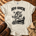 Hoo Knew T-shirt — Ivory / S