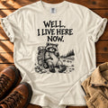 I Live Here T-Shirt — Ivory / S