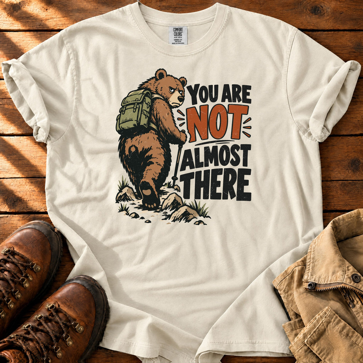Not Almost There T-shirt — Ivory / S