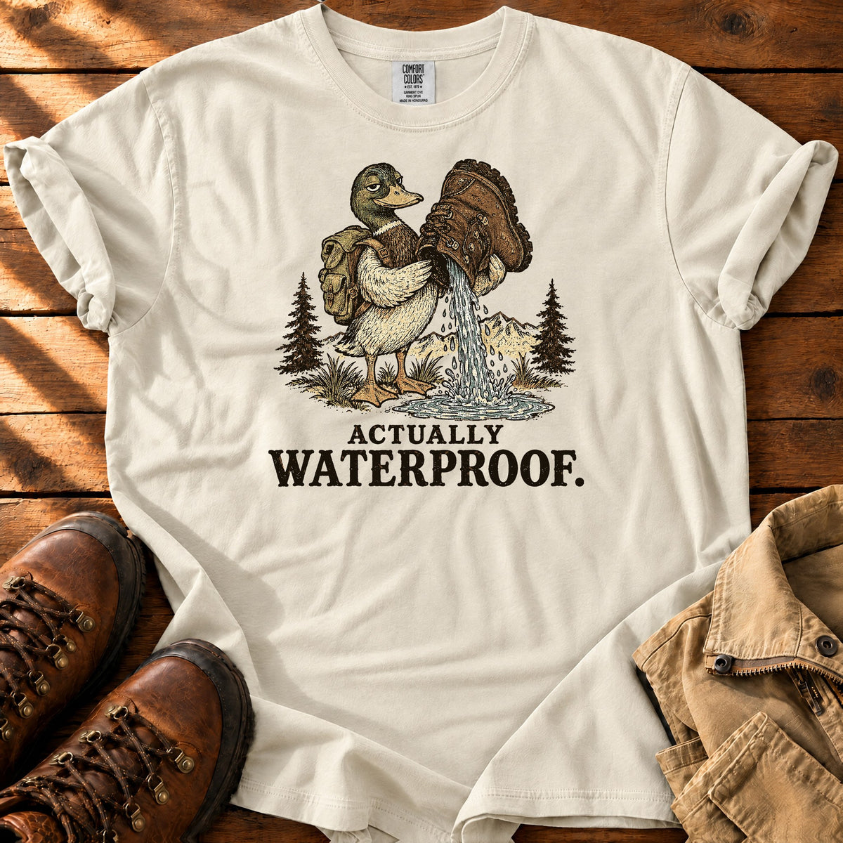 Actually Waterproof T-shirt — Ivory / S