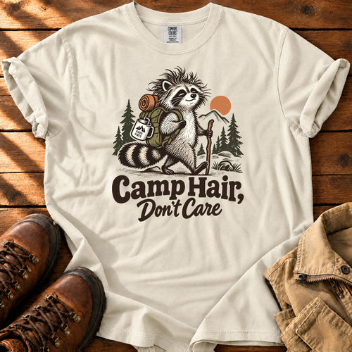 Camp Hair T-shirt — Ivory / S