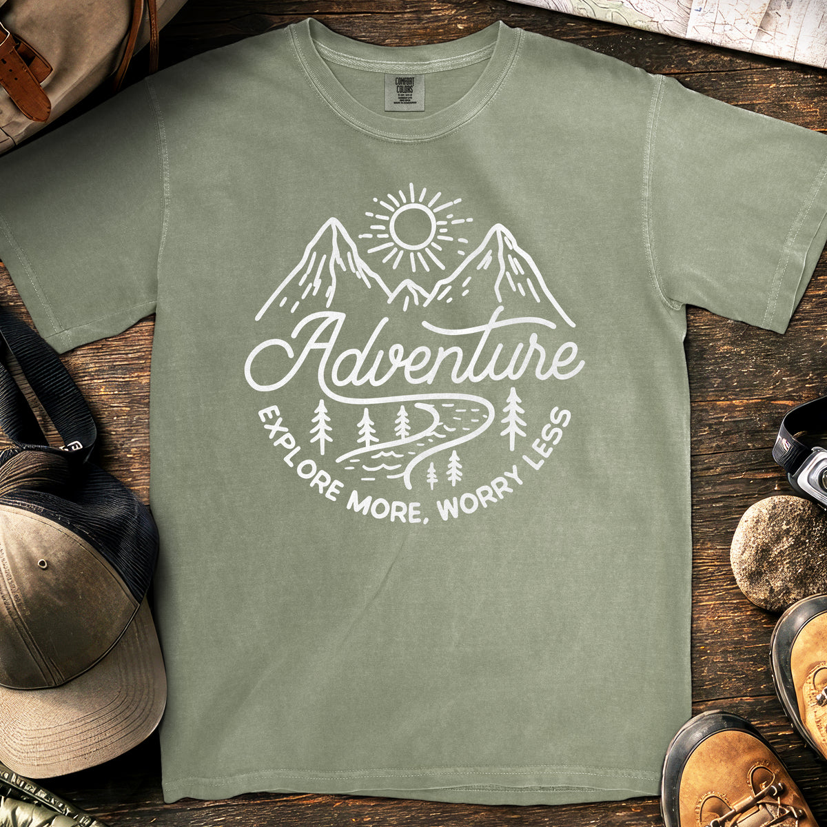 Adventure T-Shirt — Moss