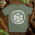 Camping Life T-shirt — Moss