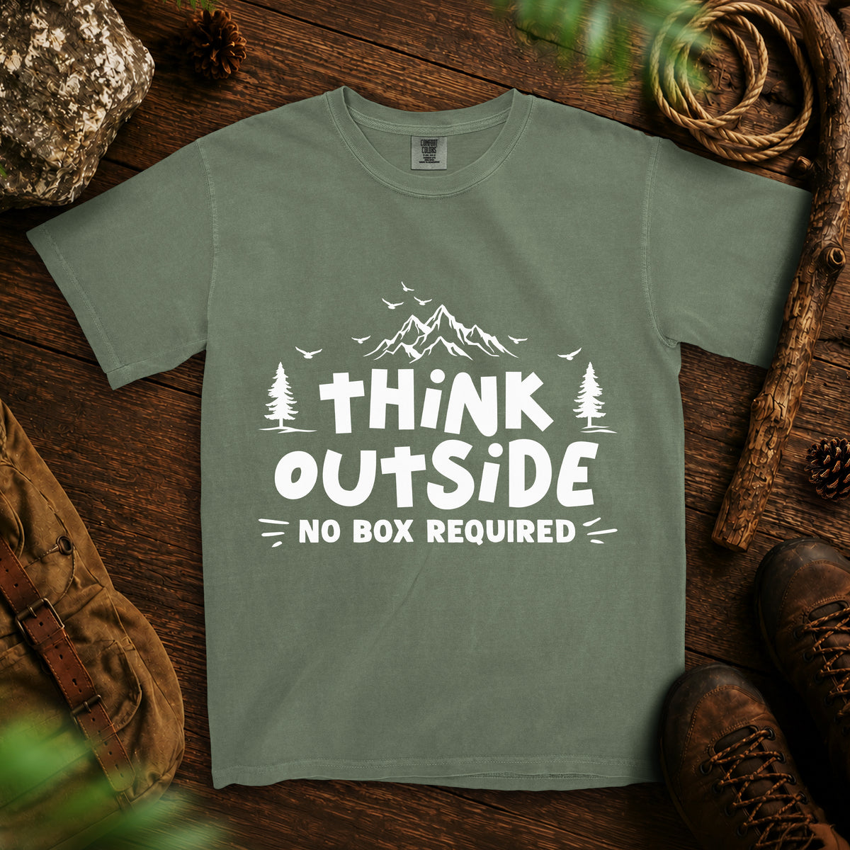 Think Outside T-shirt — Moss