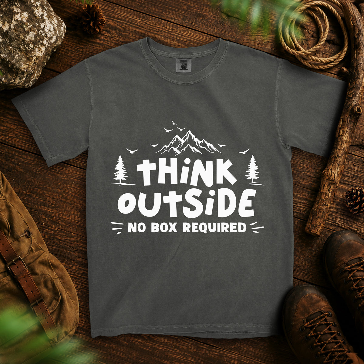 Think Outside T-shirt — Pepper