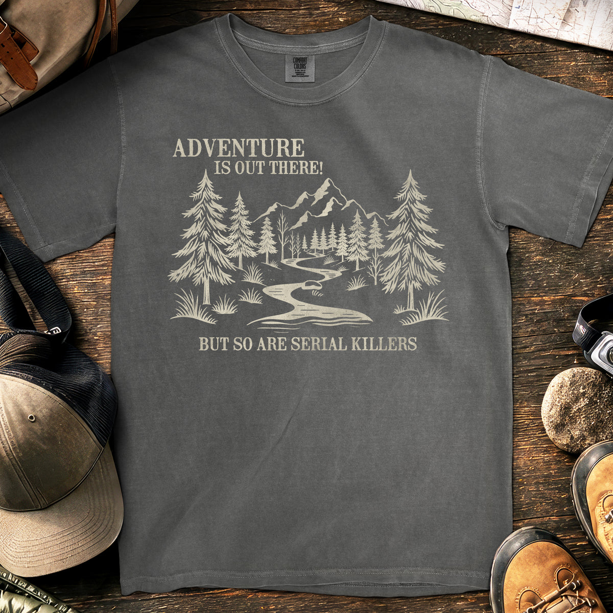 Adventure Meets Danger T-Shirt — Pepper