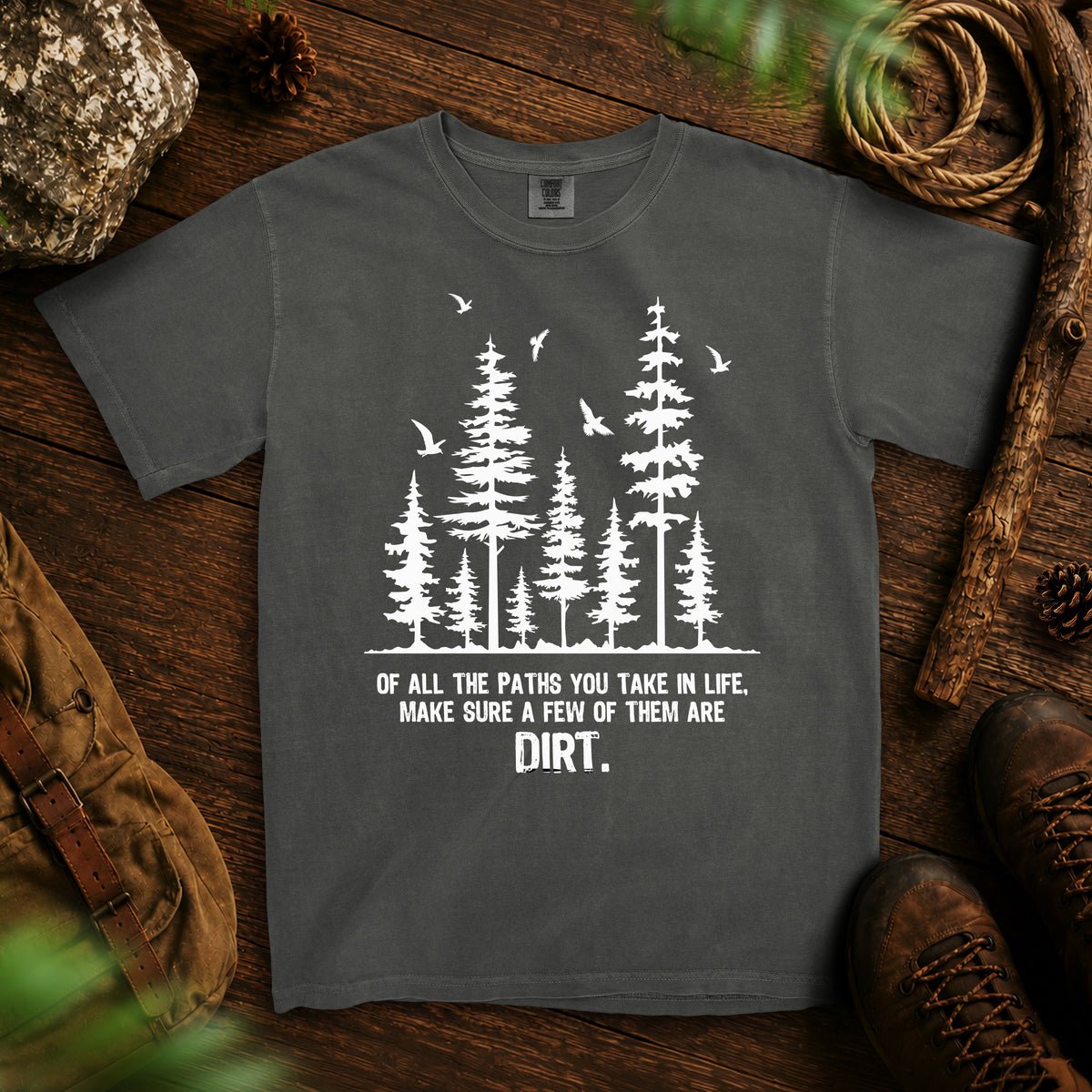 Paths In Life T-shirt — Pepper