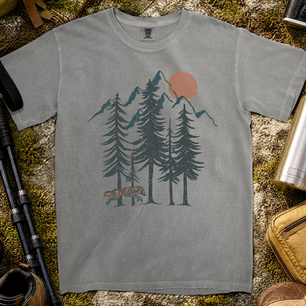 Midnight Mountain T-Shirt — Pepper