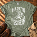 Hare To Go T-shirt — Sage / S