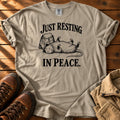 Resting In Peace T-shirt — Sandstone / S