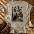 Respect The Local T-shirt — Sandstone / S