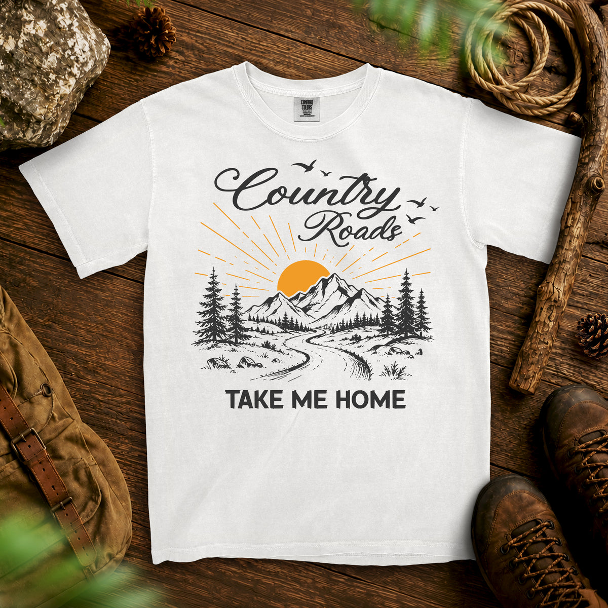 Country Roads T-shirt — White