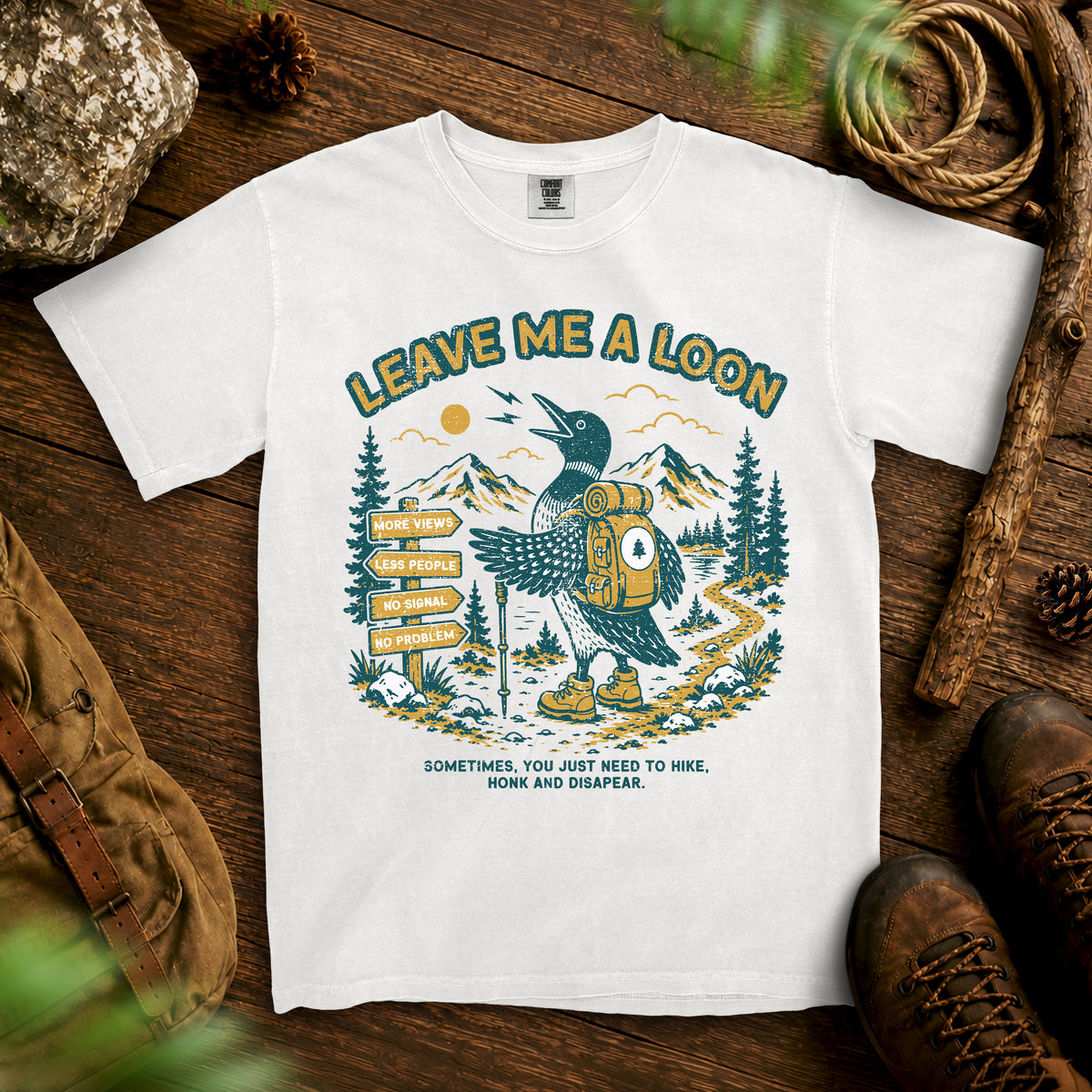 Let Loon Be T-shirt — White