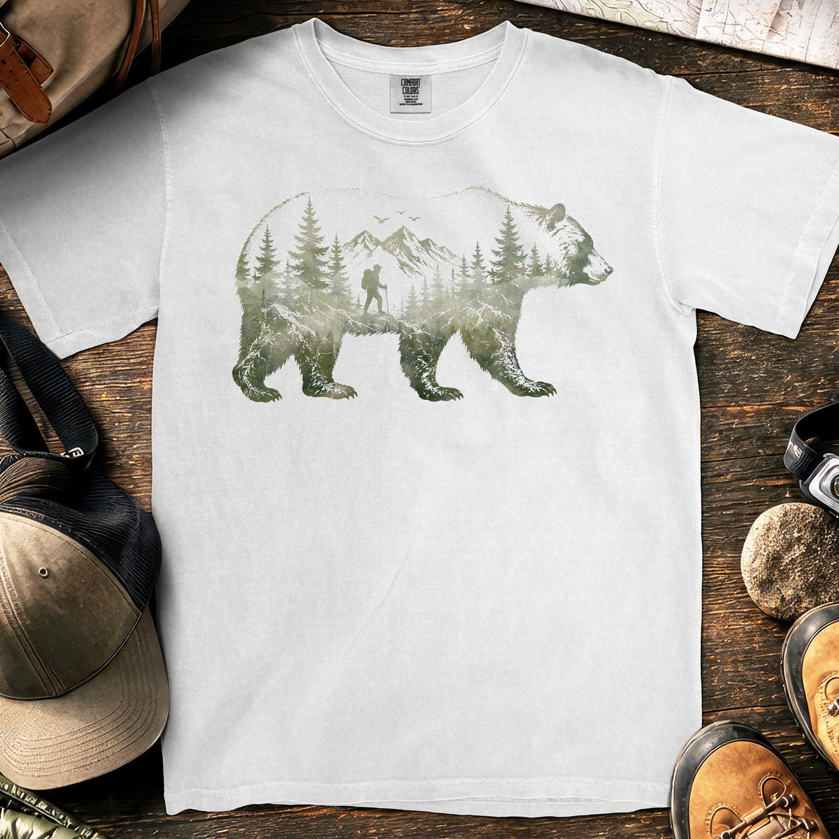 Bear Forest T-Shirt — White