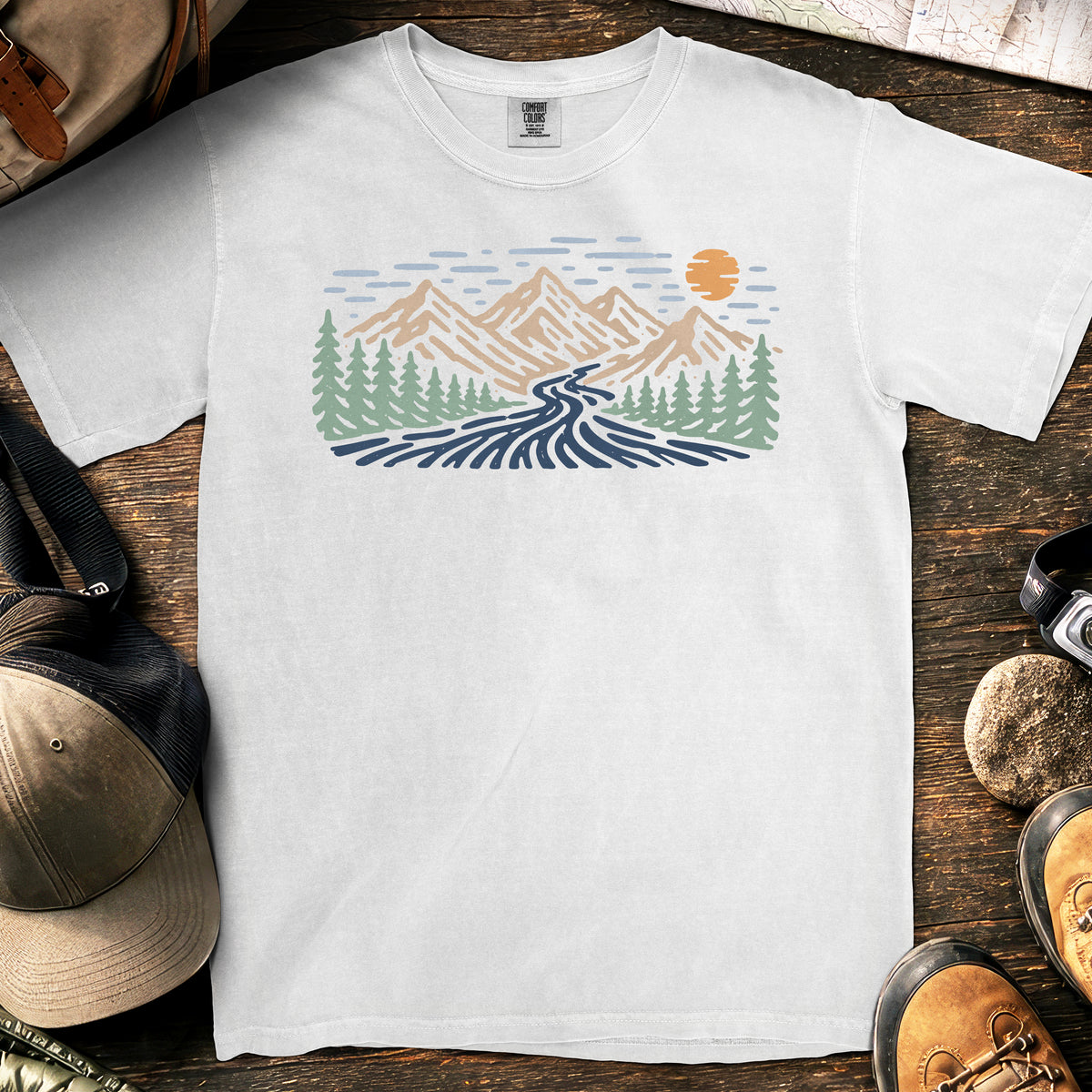 Mountaineering T-Shirt — White