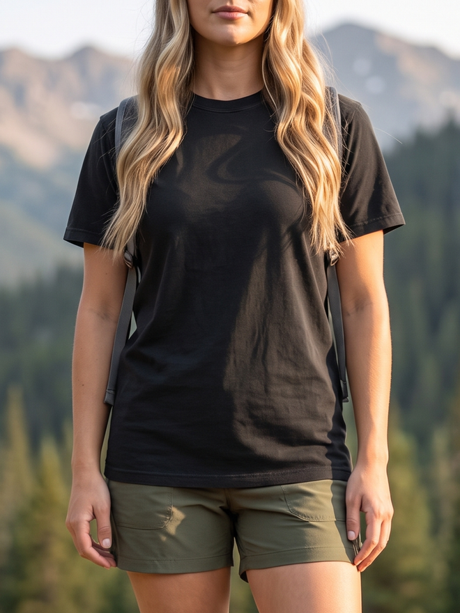 Model is 5'4", 135lbs, wearing M